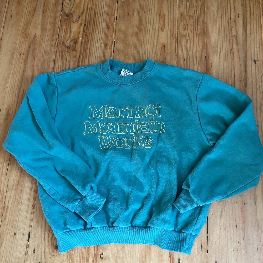 Marmot Mountain Works Green Sweatshirt
